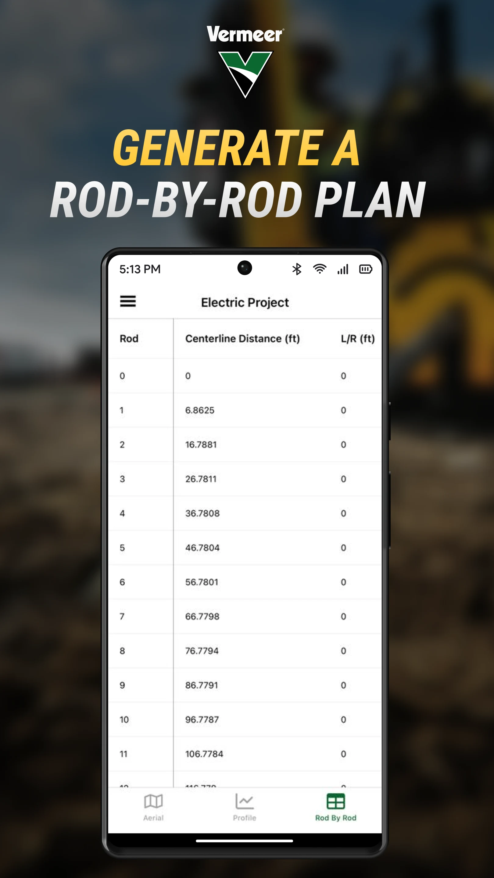 Vermeer BorePlan screenshot
