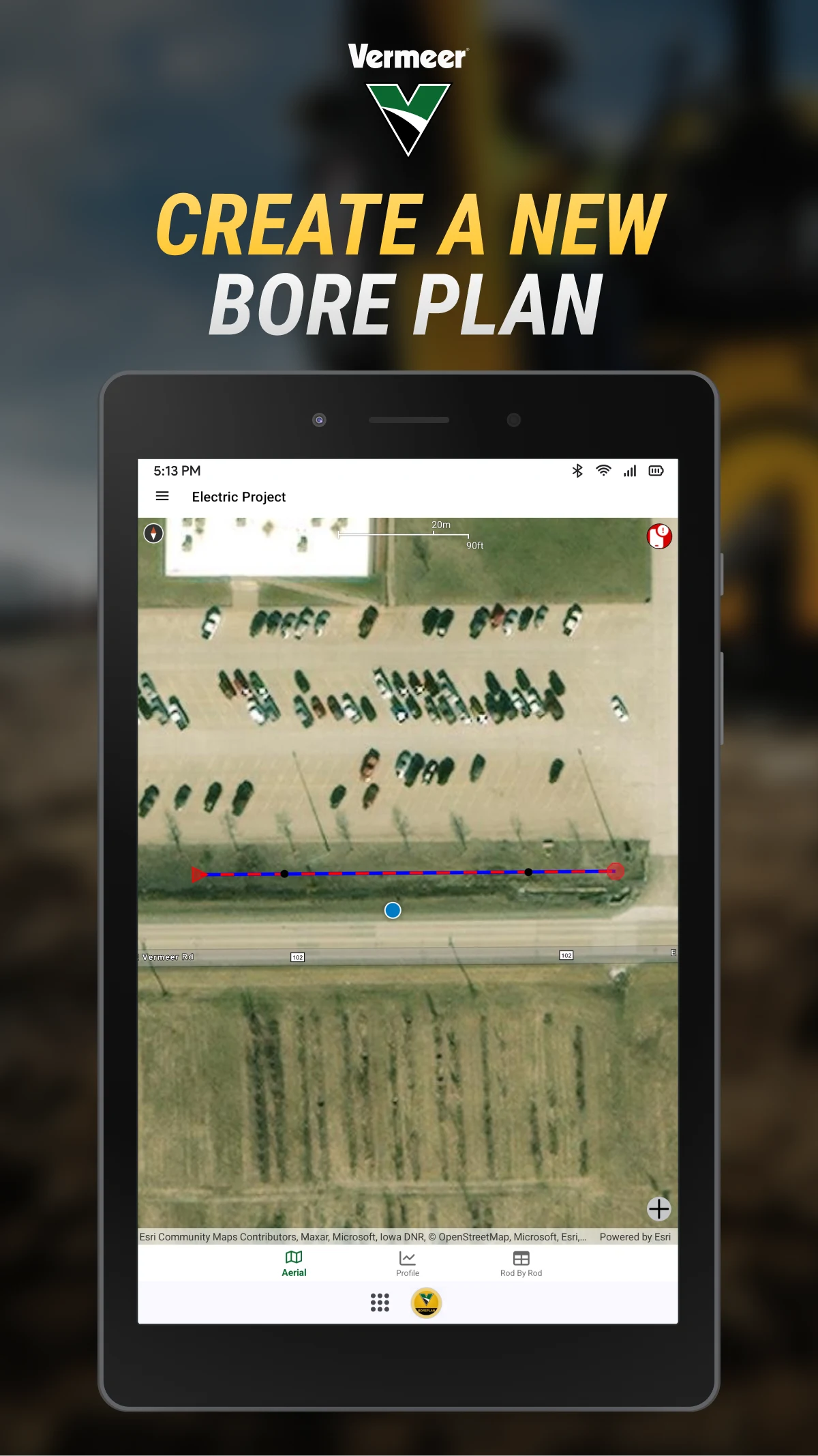 Vermeer BorePlan screenshot